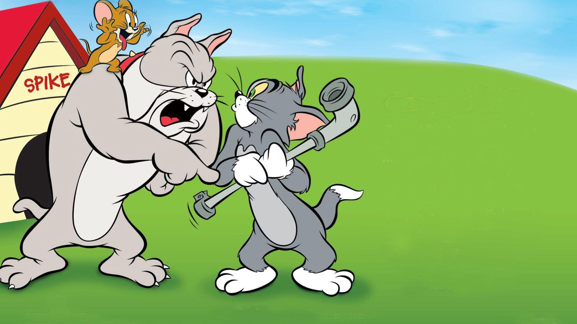 1920x1080 Tom And Jerry In The Dog House :