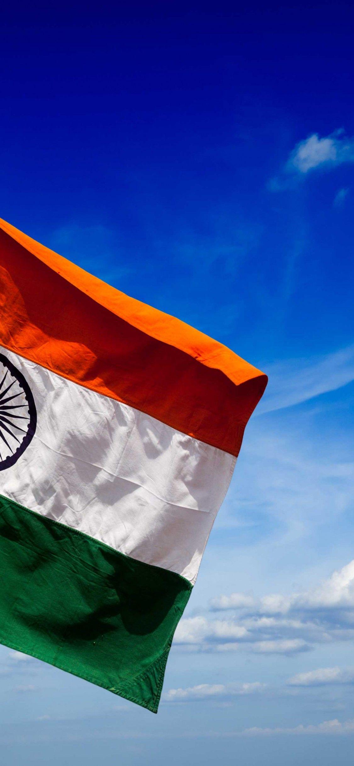 1125x2436 Indian Flag HD Wallpaper 03659