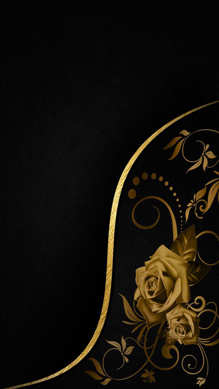 720x1280 Gold Rose wallpaper