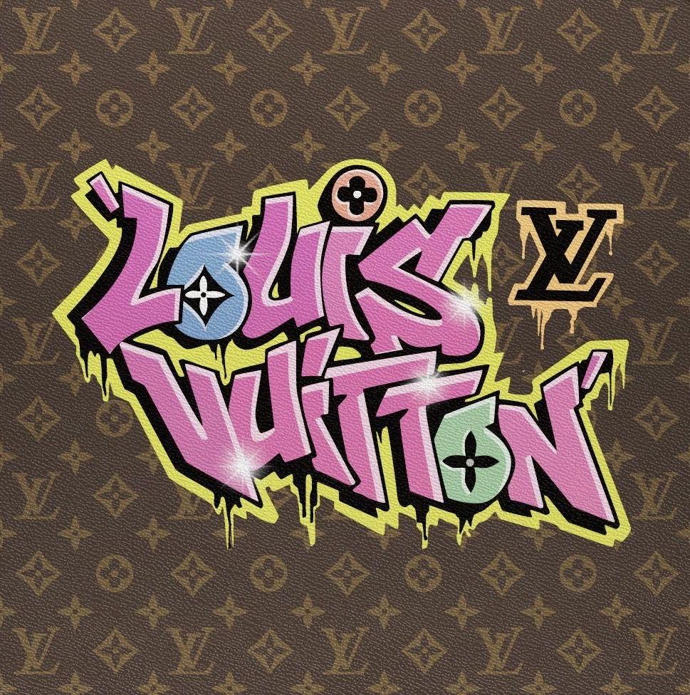 Mickey Mouse X Louis Vuitton Graffiti Canvas Wall Art  Aesthesy