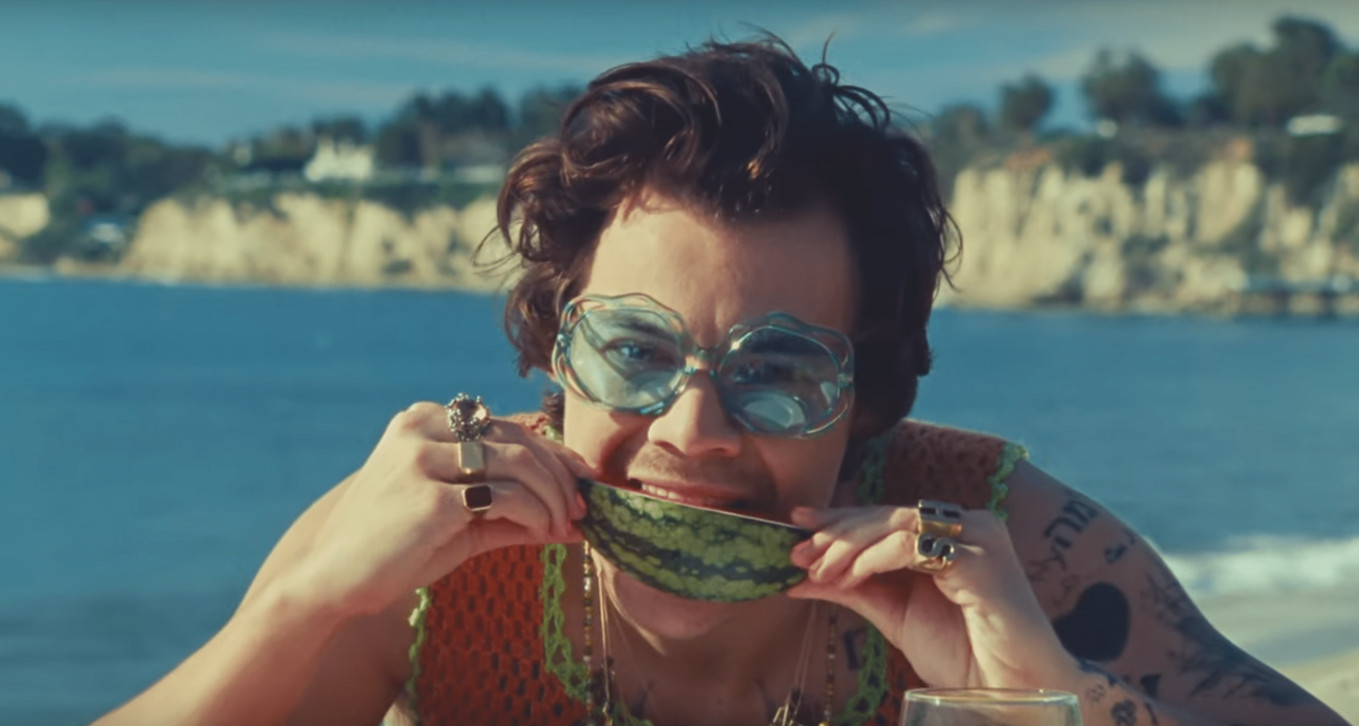 2788x1490 Harry Styles's Watermelon Sugar Music Video Is Dedicated to Touching