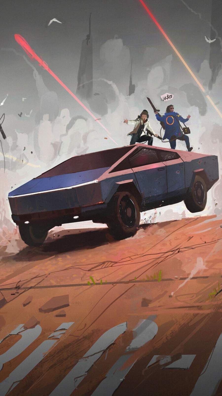 900x1600 Cybertruck Action iPhone Wallpaper. Tesla, iPhone wallpaper, Wallpaper