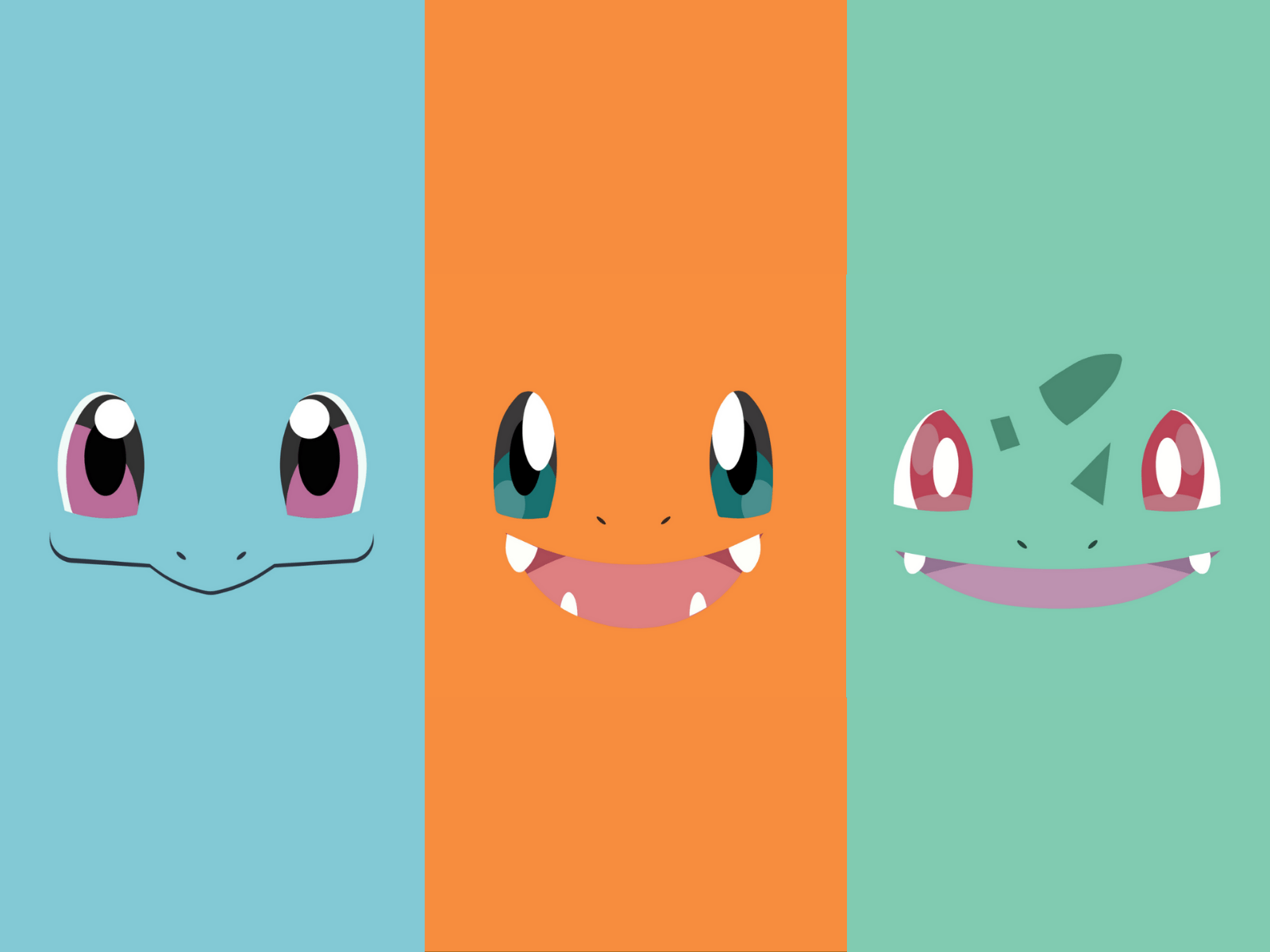1600x1200 Pokemon Starters -Minimalist by ImHighOnCoffee on Dribbble