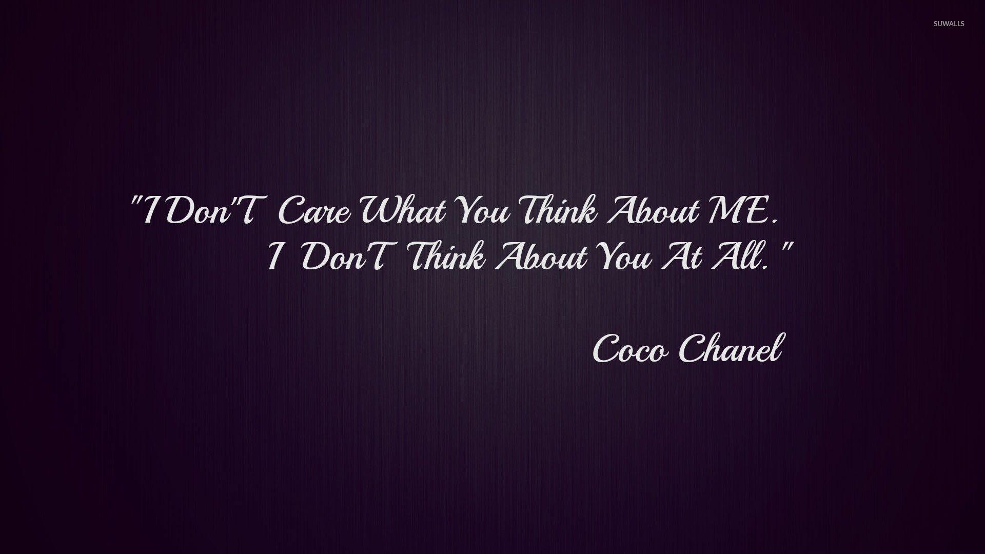 1920x1080 I don't care what you think about me wallpaper wallpaper