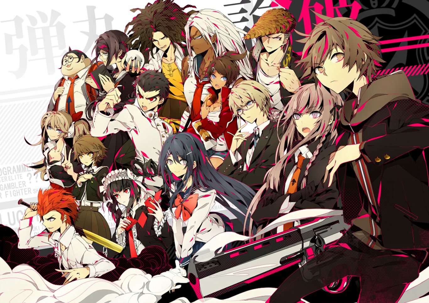 1366x965 Free Byakuya Togami 4K Wallpaper & Desktop HD Background for PC