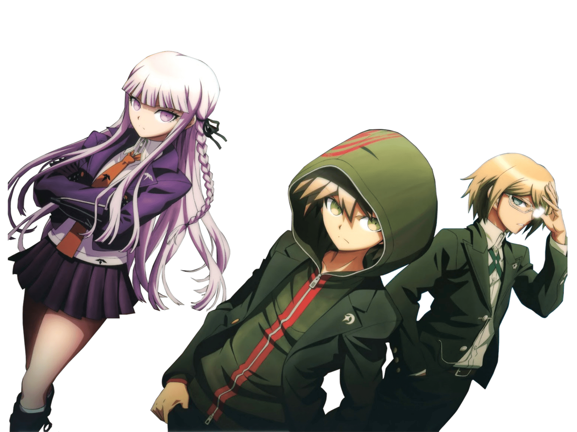 1920x1440 Danganronpa Trio: Byakuya, Kyōko & Makoto HD Wallpaperx1500