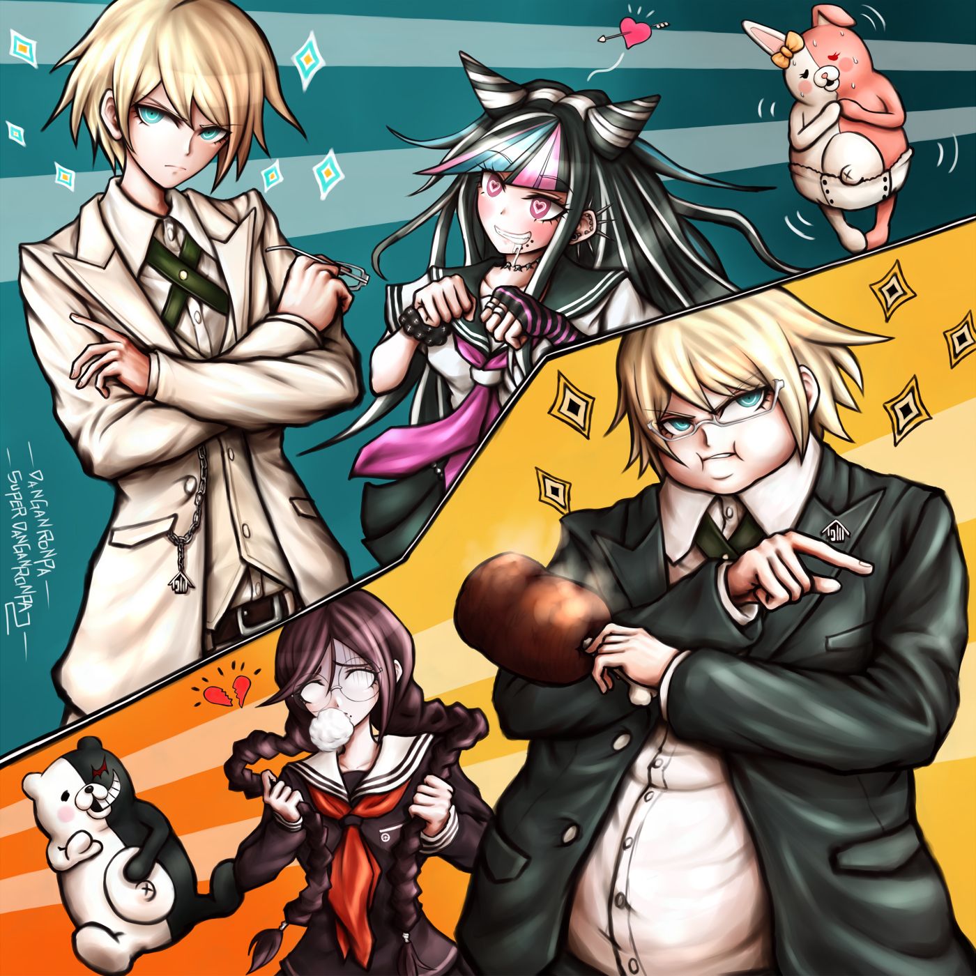 1400x1400 Danganronpa Wallpaper by Pixiv Id 6111261 Anime Image Board