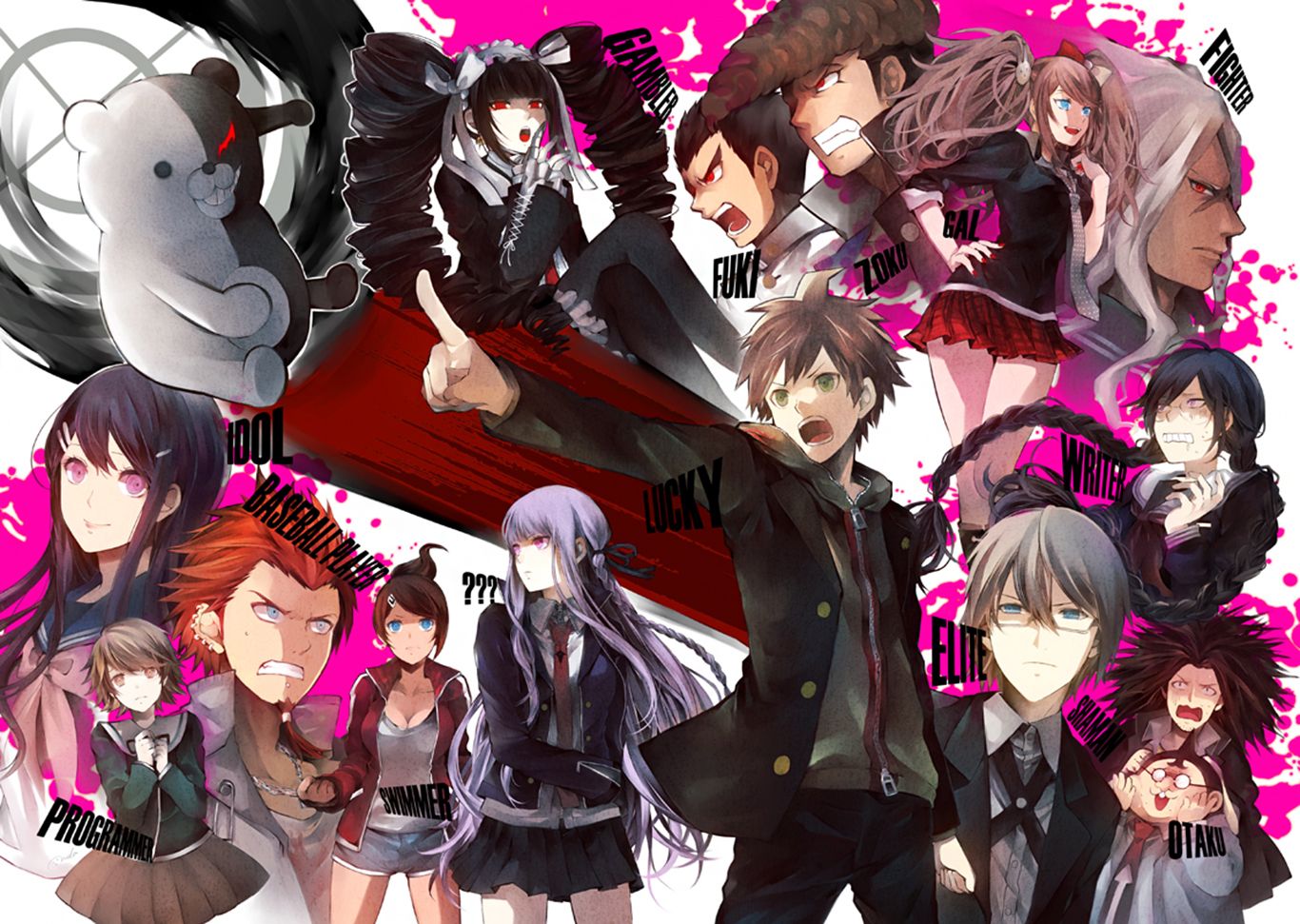 1366x971 Free Byakuya Togami 4K Wallpaper & Desktop HD Background for PC