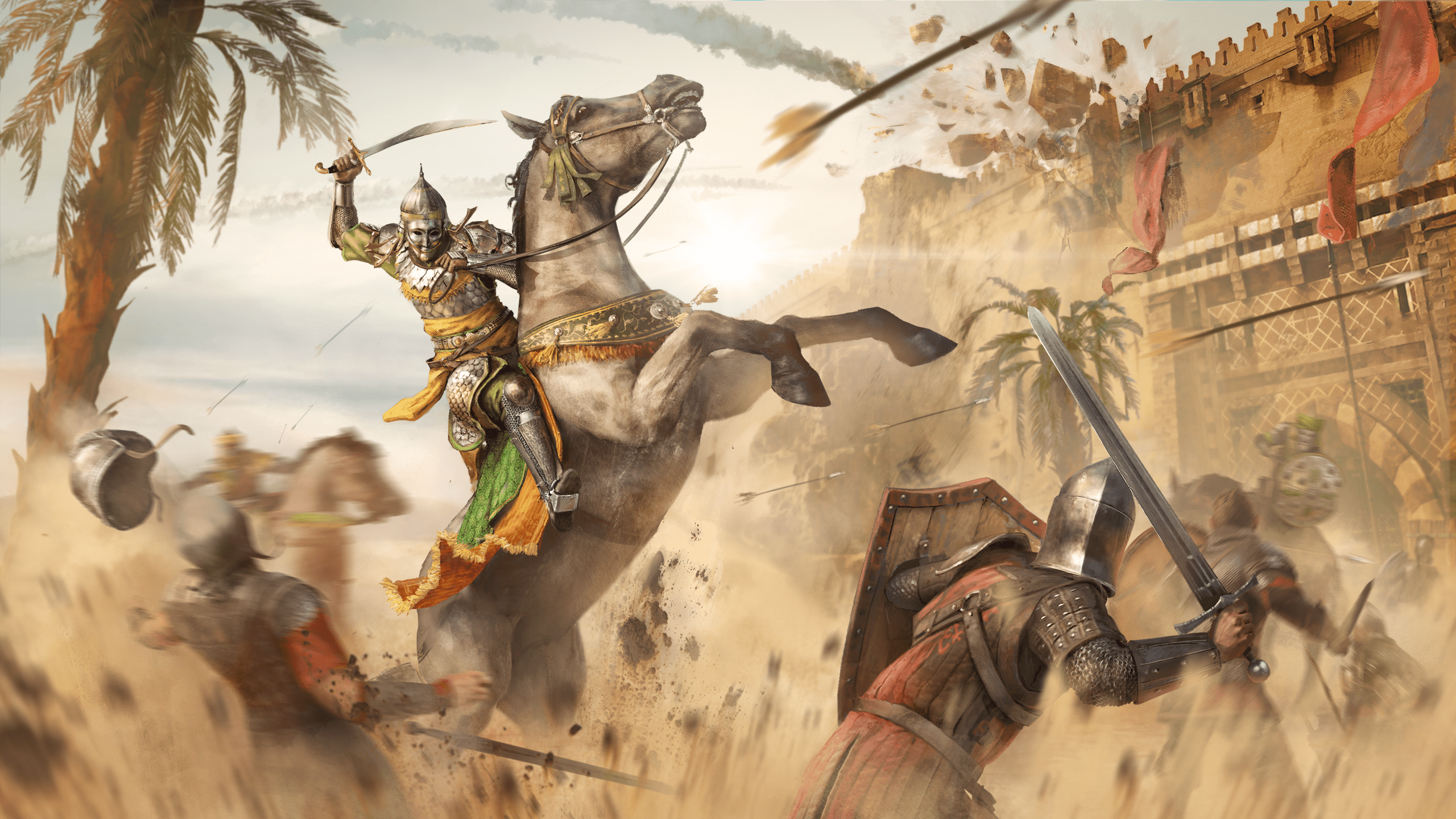 2560x1440 Chivalry 2 gallops onto Steam this June with new maps and mounted combat