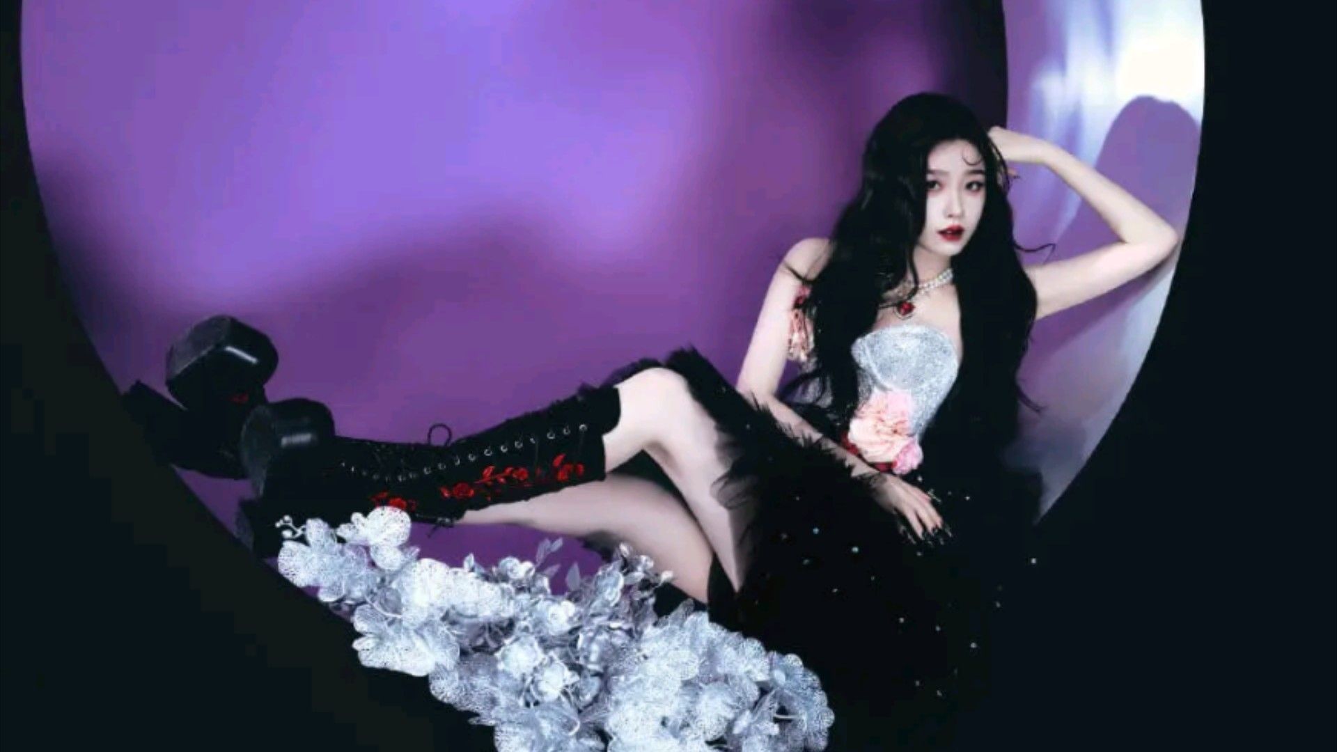 1920x1080 Esther Yu (Yu shu xin)Gwalla New year versionHunan Tv New year concert 2024