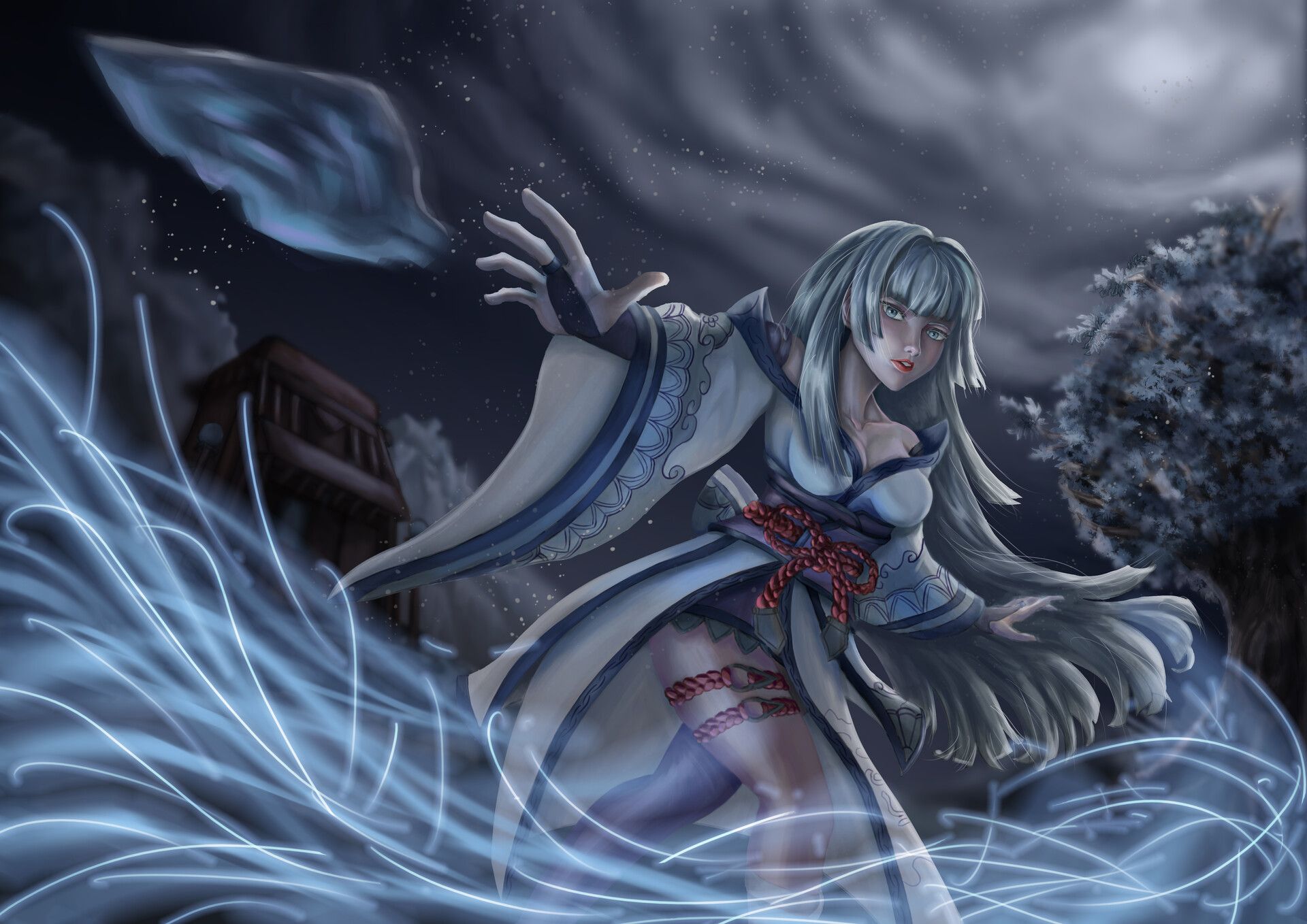 1920x1358 Yuki Onna 雪女