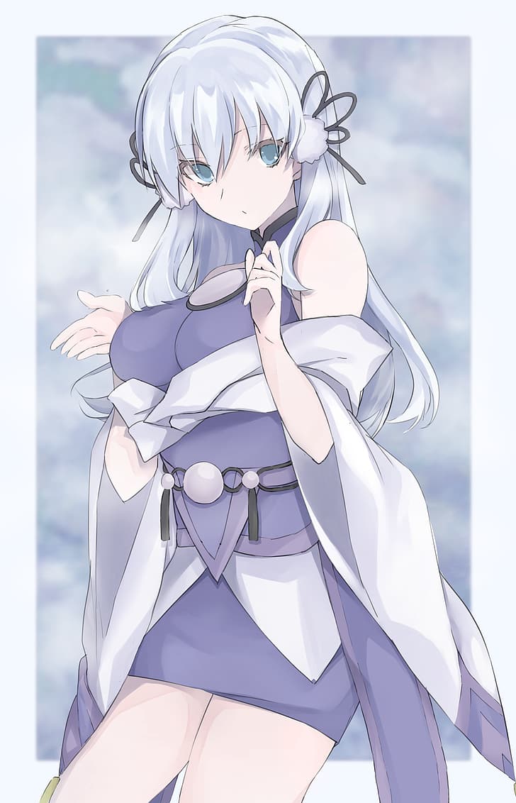 728x1132 HD Wallpaper: Anime, Anime Girls, Yu Gi Oh!, Yuki Onna, The Ice Mayakashi