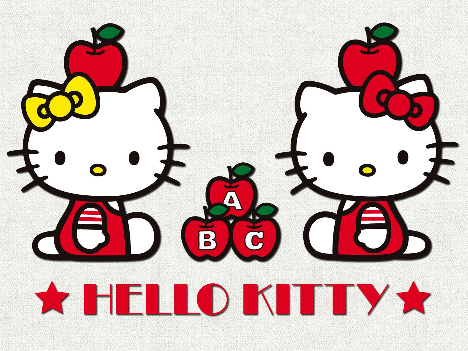 1600x1200 Hello Kitty Mimmy Apples 1600×12001. Cute Kawaii Resources