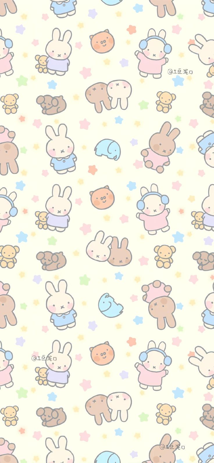 736x1593 Mimmy mouse wallpaper phone. Miffy and friends