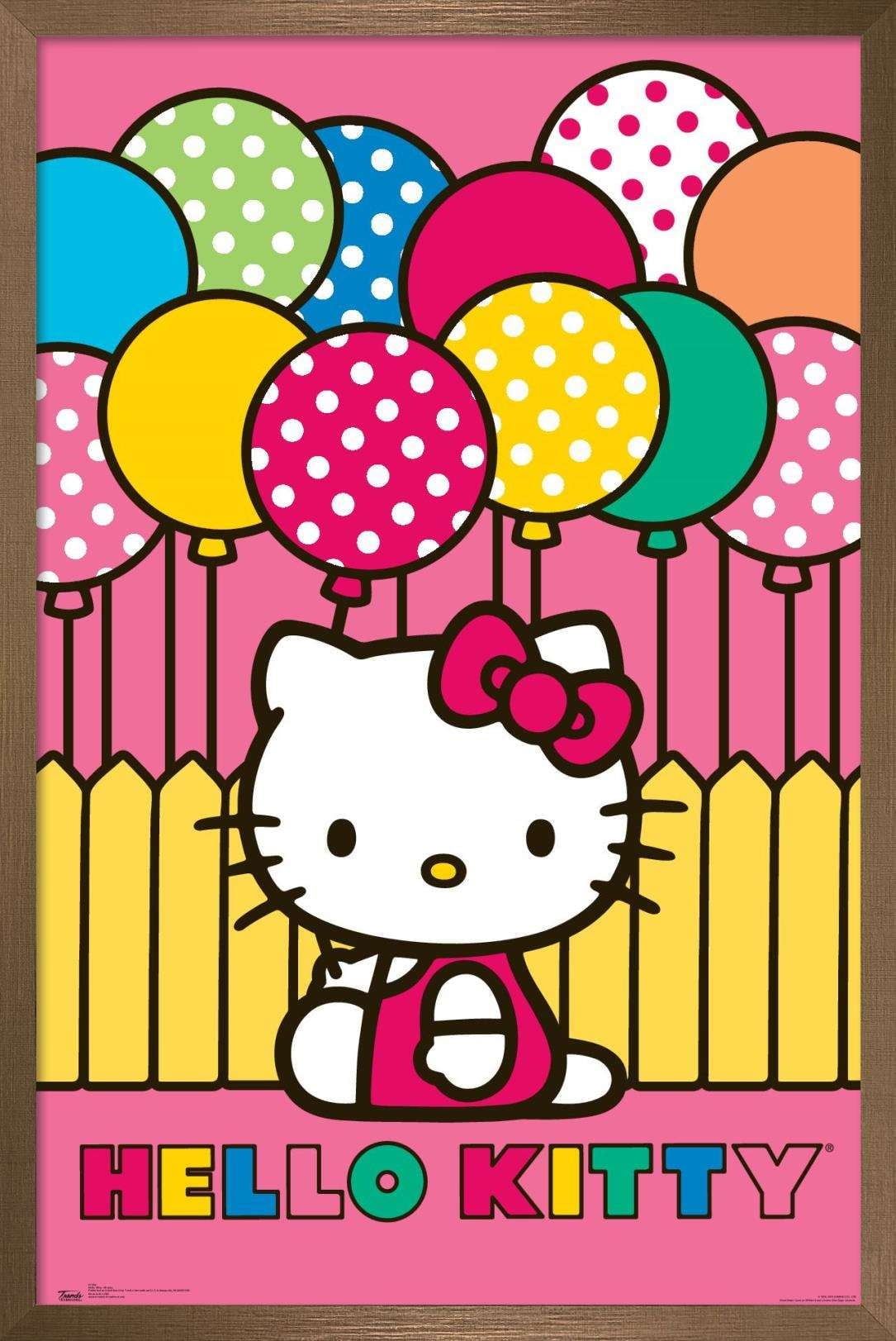 1085x1623 Hello Kitty Wall Poster, 22.375 x Framed Business Supplies
