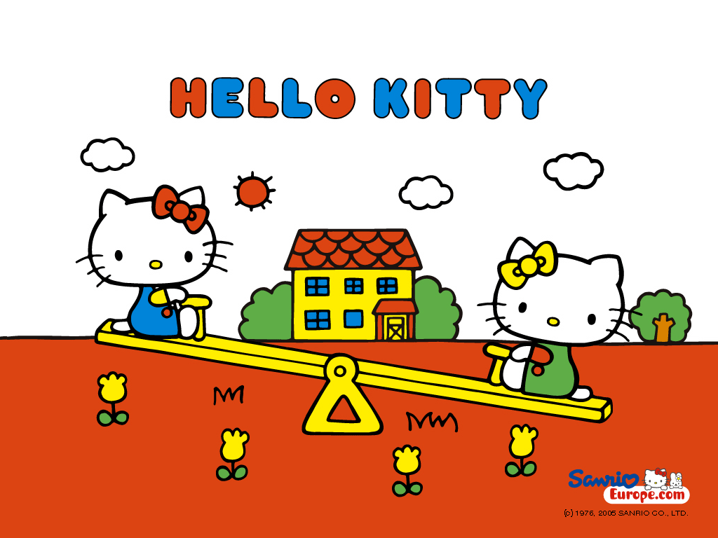 1024x768 Mimmy Kitty Wallpaper