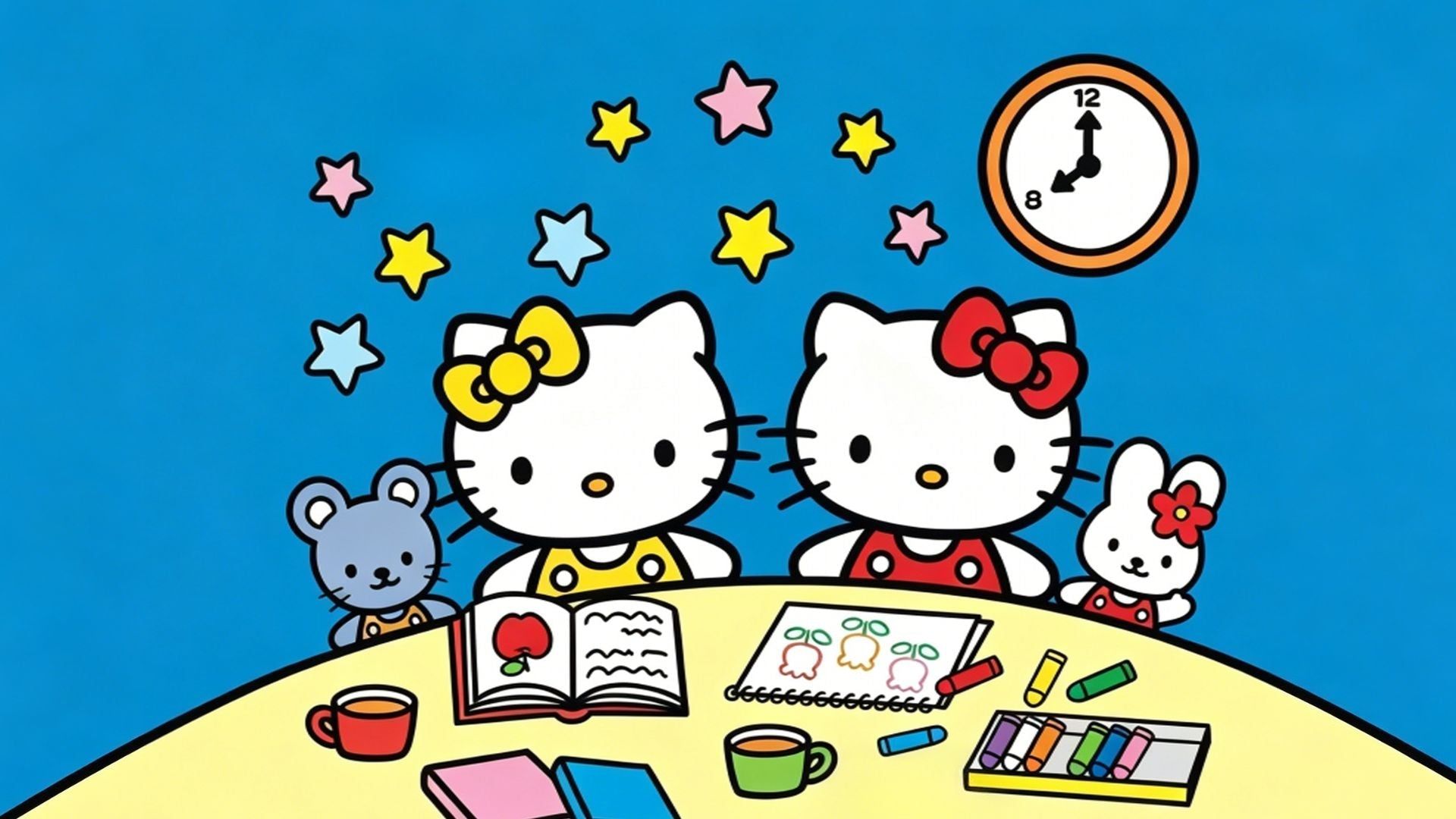 1920x1080 Kitty and Mimmy: The Ultimate Guide to Hello Kitty