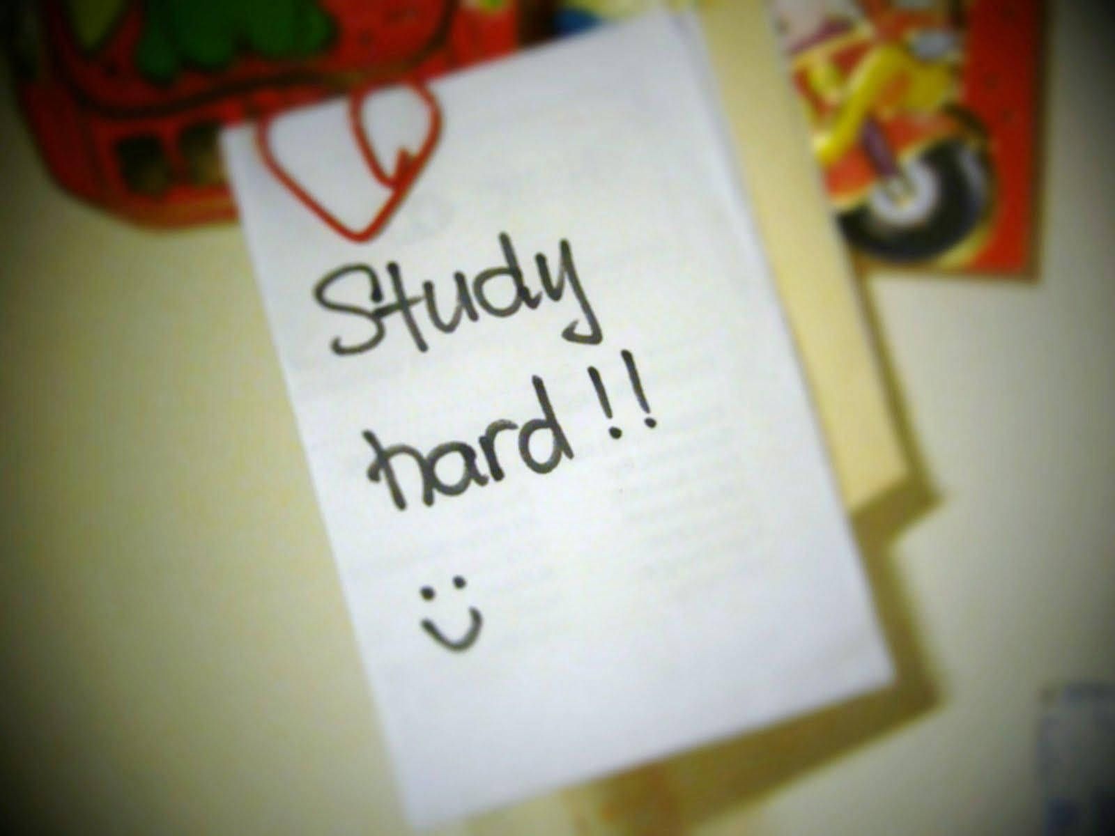 1600x1200 Download Studying Hard Note Wallpaper