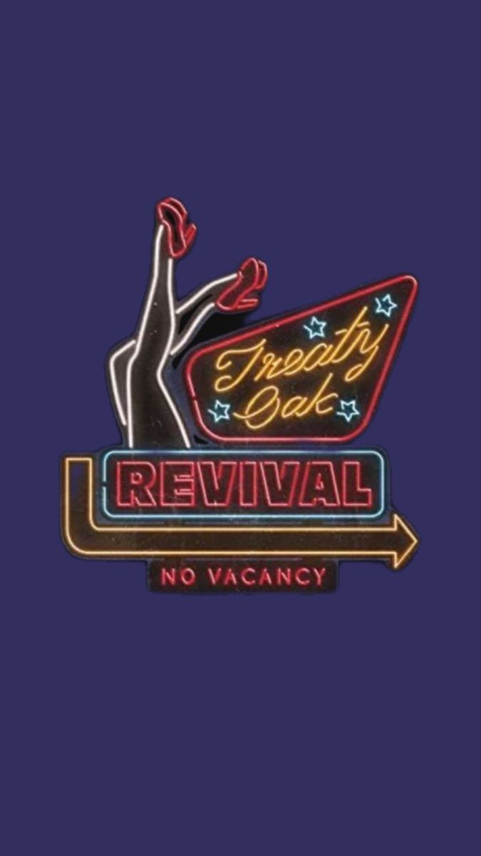 675x1200 Treaty Oak Revival Wallpaper. Neon revival signs, Treaty of revival wallpaper, Apple background