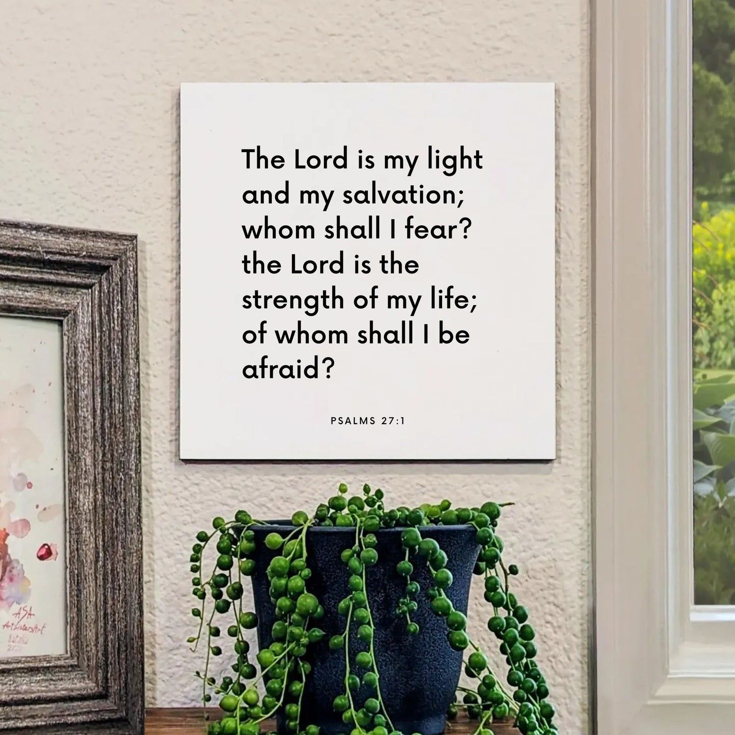 1445x1445 LDS Scripture Quote 27:1 Lord is my light and my salvation