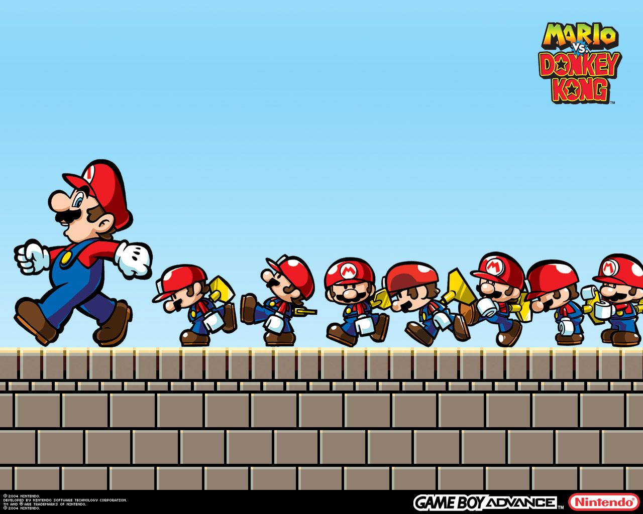 1280x1024 TMK. Downloads. Image. Wallpaper. Mario vs. Donkey Kong (GBA)