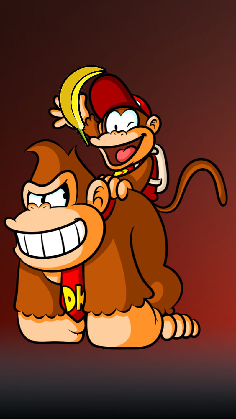 800x1422 Donkey Kong, angry, dk, donko, eating, mario hoops, mario sports, super, HD phone wallpaper
