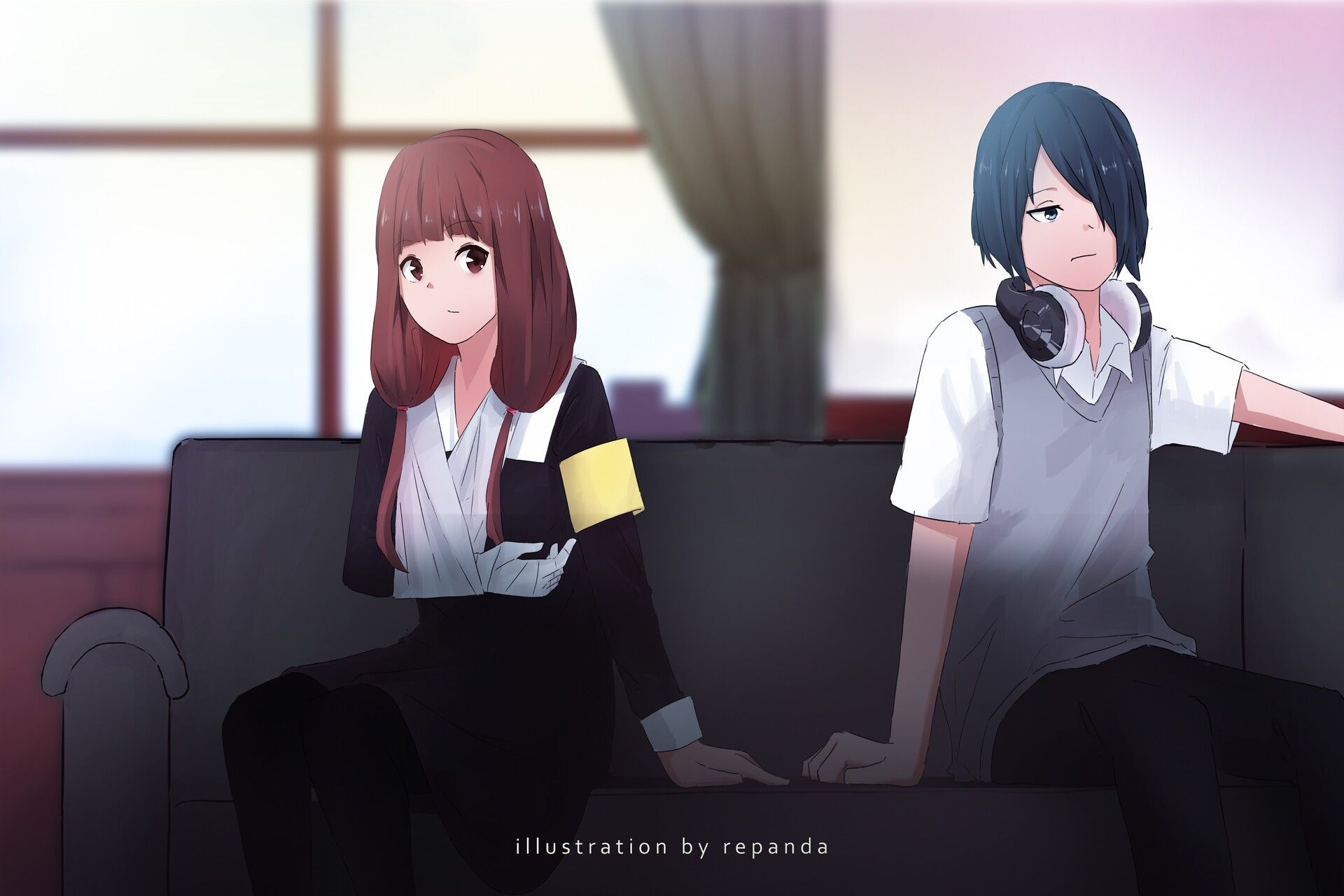 1920x1280 Miko Iino & Ishigami Yuu