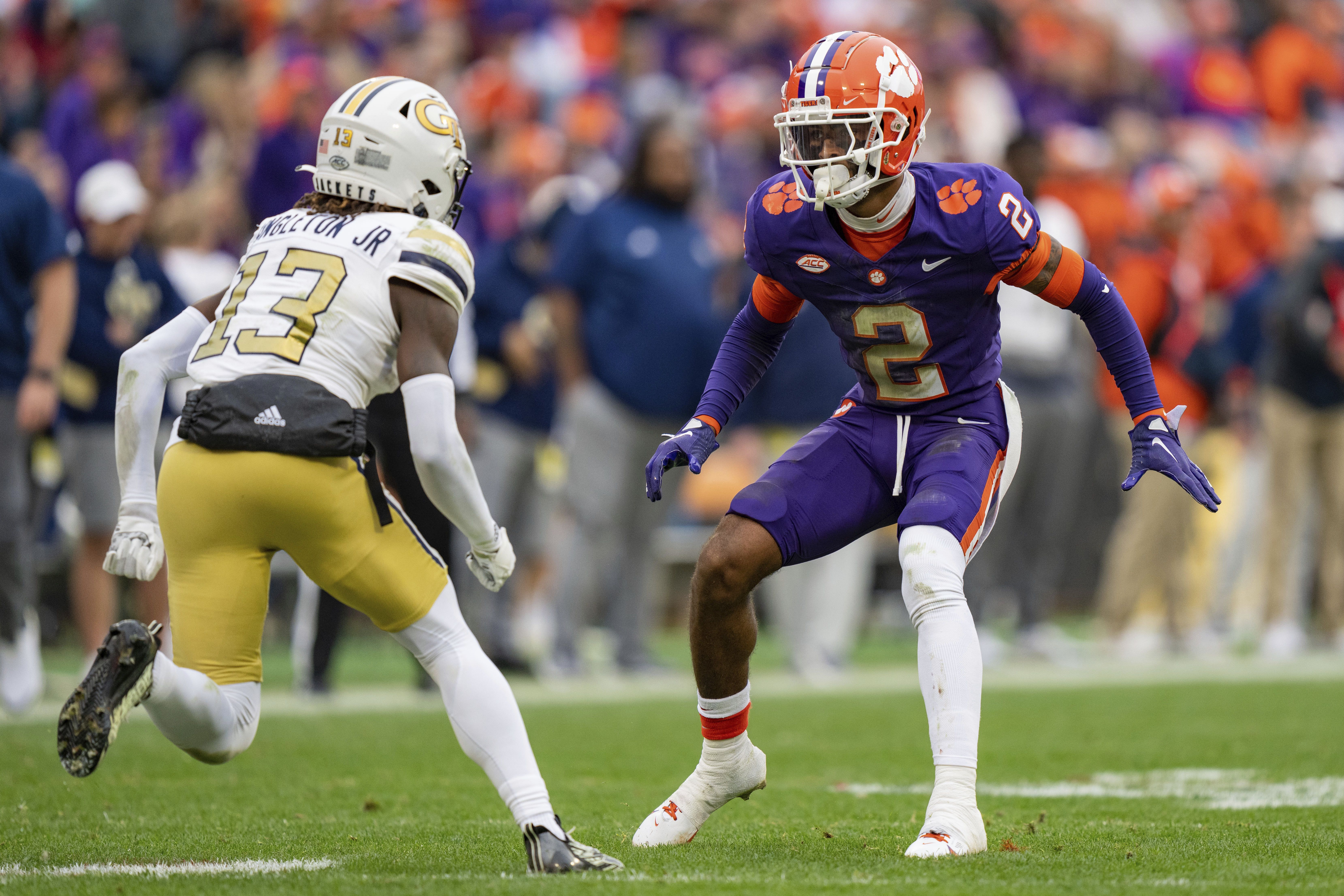 6636x4424 Clemson cornerback Nate Wiggins entering the NFL draft, opting out of bowl