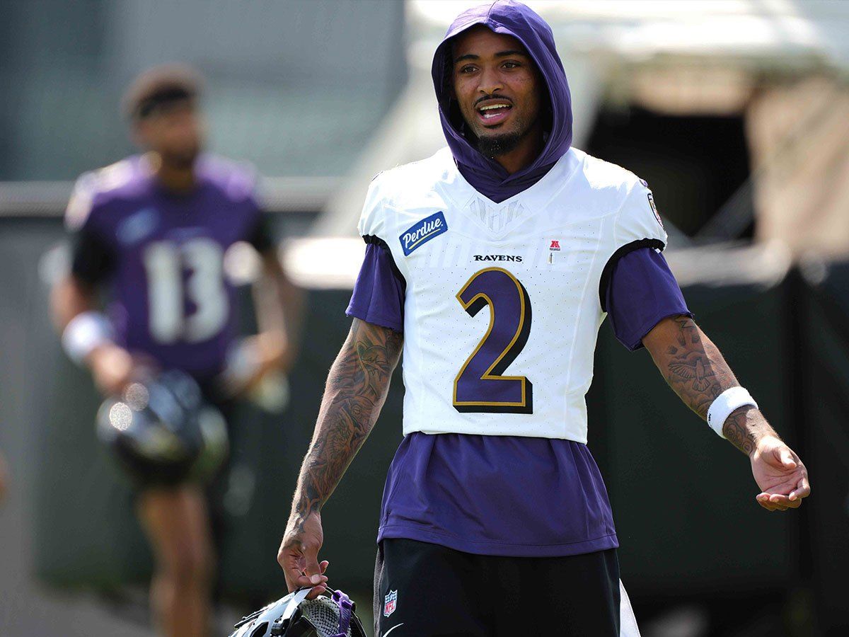 1200x900 Ravens news: Nate Wiggins suffers frightening injury scare during practice