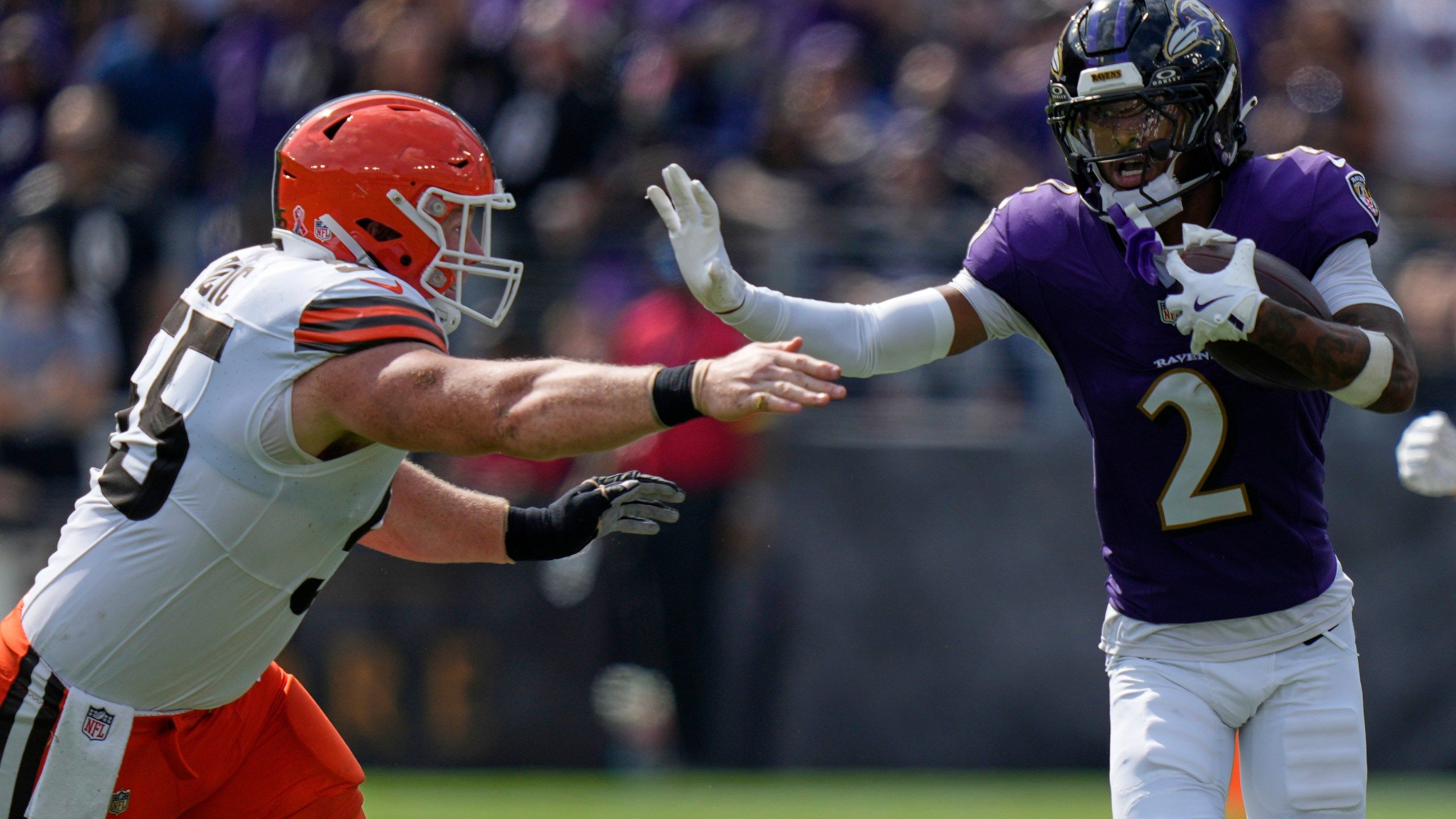 2560x1440 Still no Lamar Jackson, but Nate Wiggins and Ronnie Stanley return to practice for the Ravens