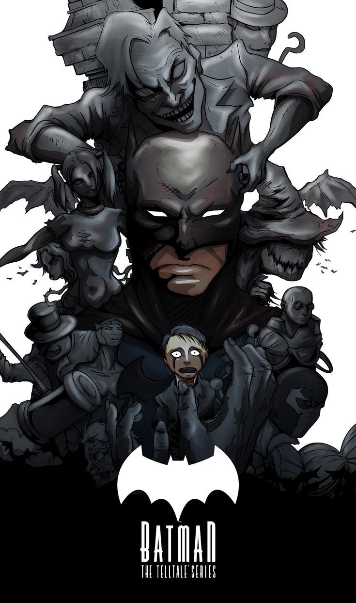 735x1244 Batman telltale series. Bruce wayne telltale, Bruce wayne arkham games, Batman fan art