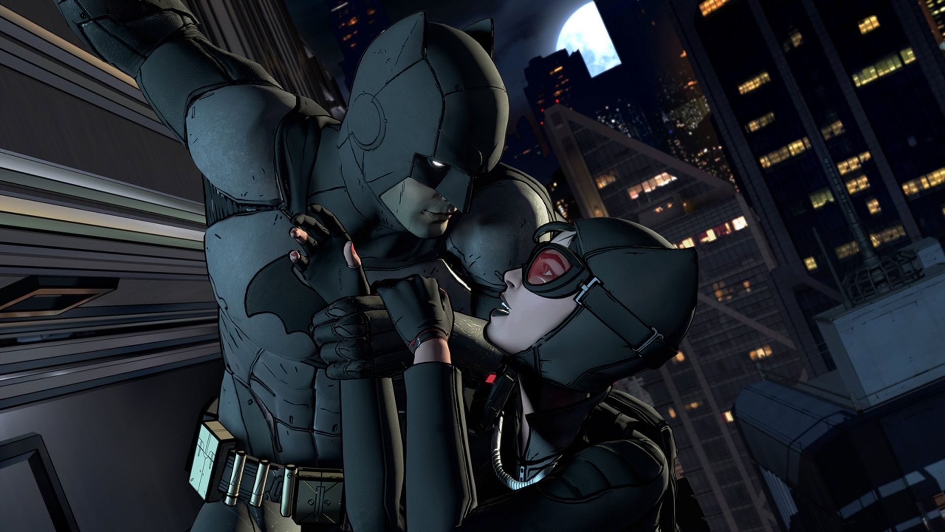 1920x1080 Wallpaper mask, game, Batman, mask, DC Comics, Catwoman, uniform, Batman Telltale Series for mobile and desktop, section игры, resolution 1920x1080