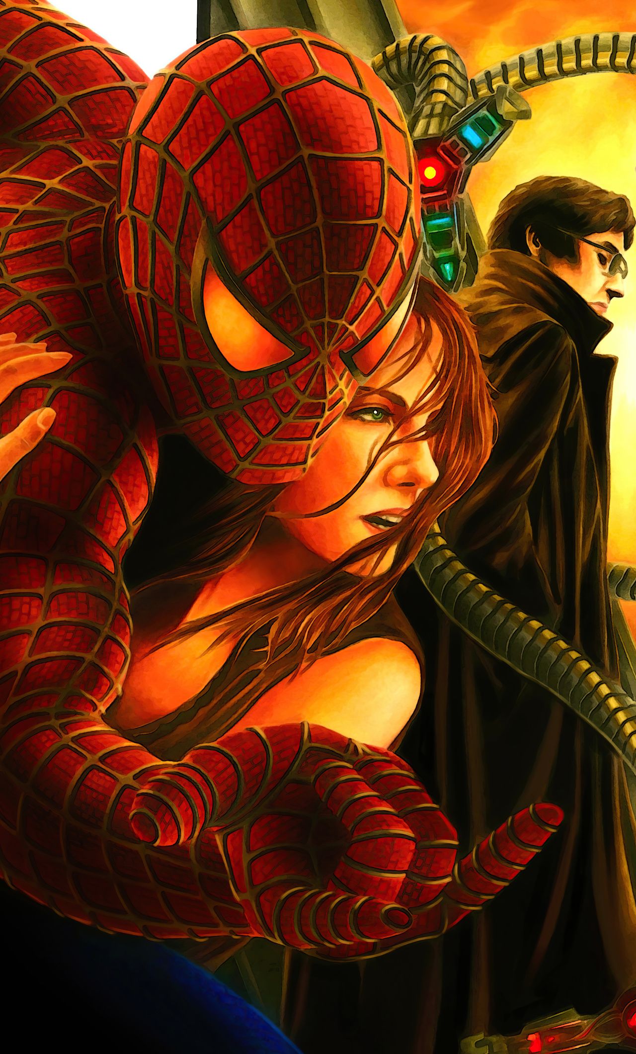 1280x2120 Spiderman And Mary Jane Poster iPhone , HD 4k Wallpaper, Image, Background, Photos and Picture