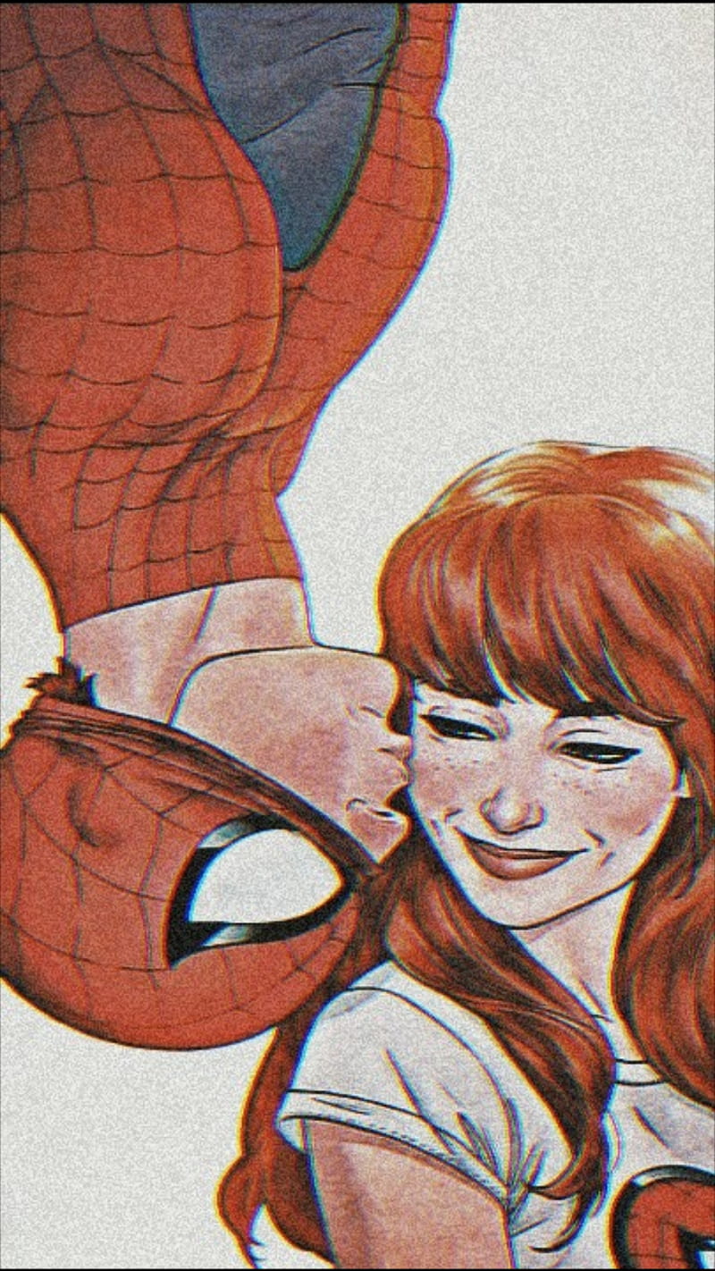 800x1422 Comics loves, homemaranha, hq, maryjane, spiderman, HD phone wallpaper