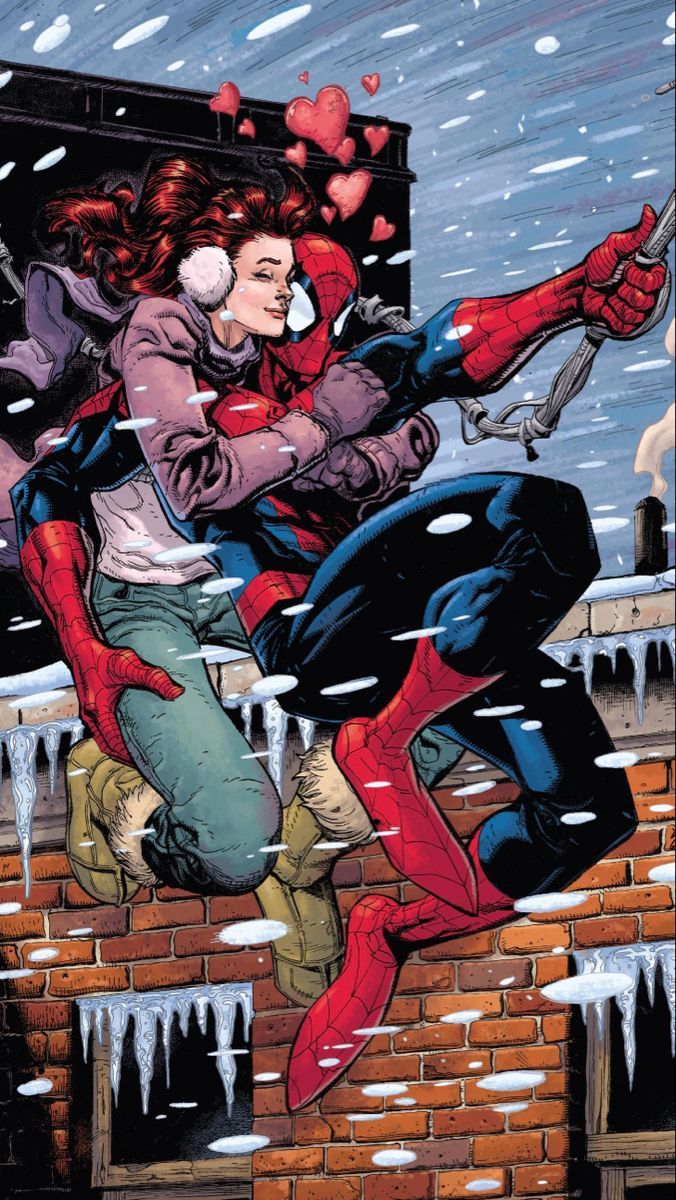 676x1200 spider man and mary jane wallpaper