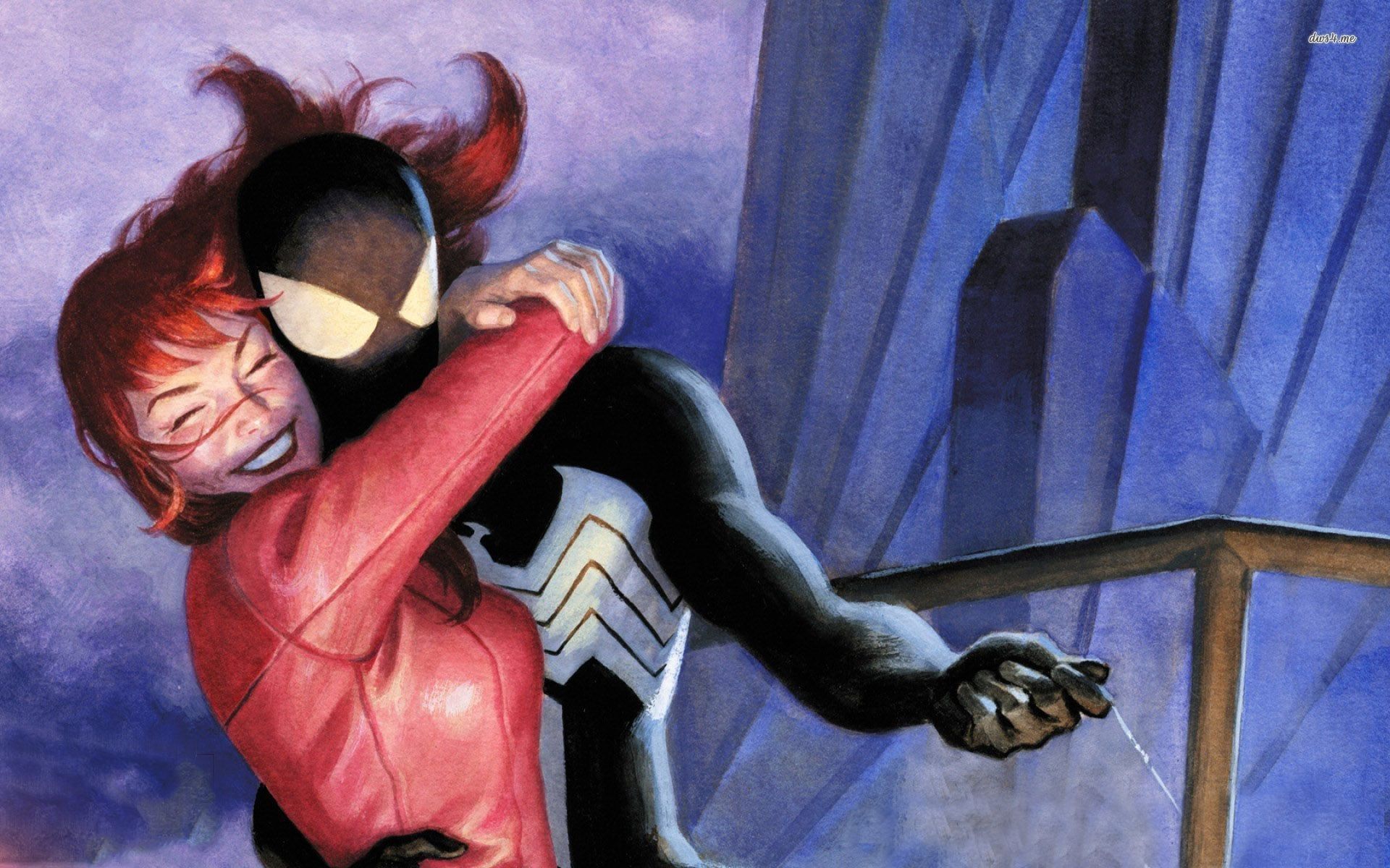 1920x1200 Mary Jane & Venom: HD Wallpaper From The Amazing Spider Man Comicsx1200