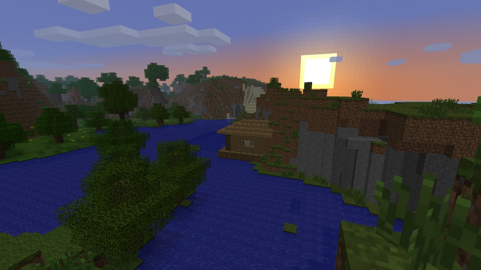 1600x900 How I nearly died on Minecraft's title screen. Rock Paper Shotgun