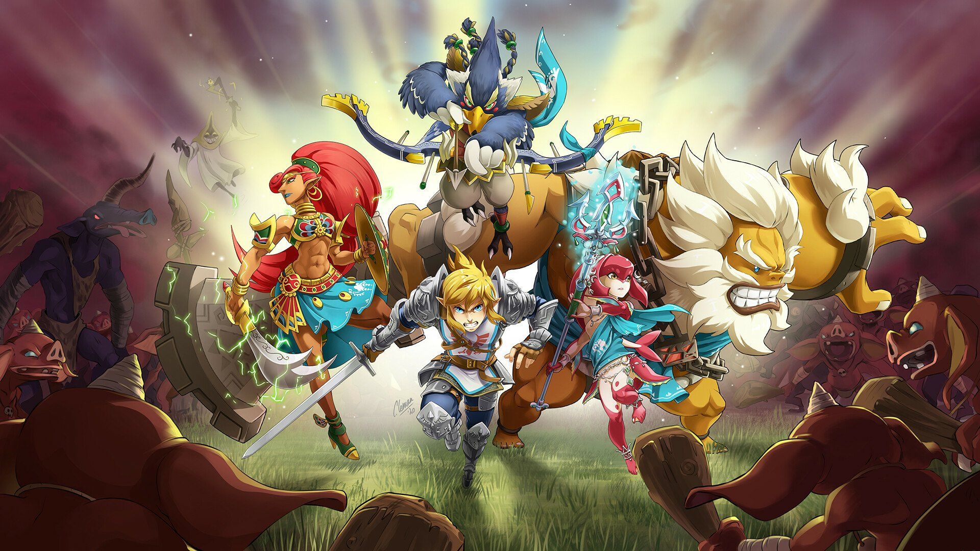 1920x1080 Download Link Video Game Hyrule Warriors: Age Of Calamity The Legend Of Zelda HD Wallpaperx1080
