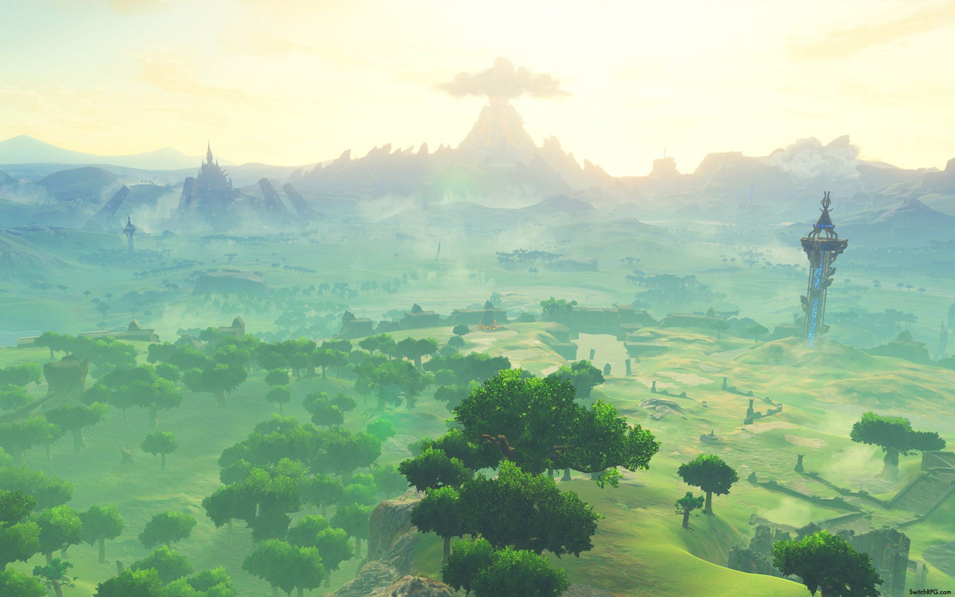 1920x1200 Zelda Landscape Wallpaper