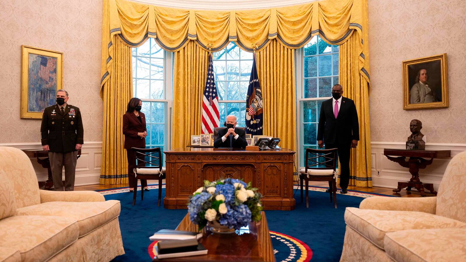 1600x900 Biden's Oval Office curtains have a long history Washington Post