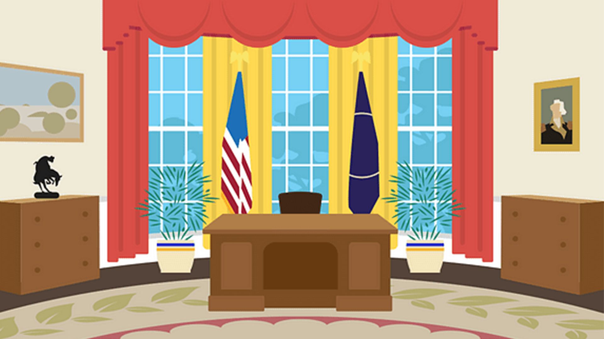 1920x1080 The last 6 presidents' favourite colour palettes, revealed