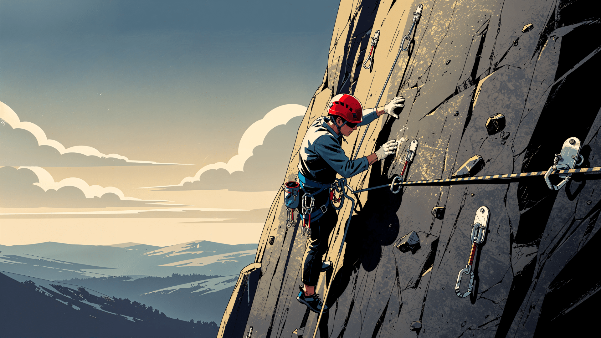 1920x1080 Cliffside Ascent