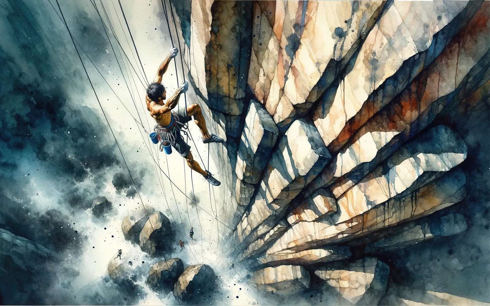 1600x1002 Climber Against the Void Only Courage