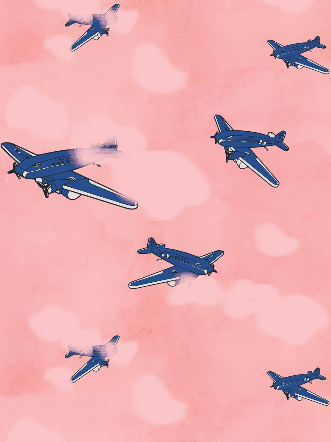 1065x1420 'Airplanes' Wallpaper By Fisher Price™