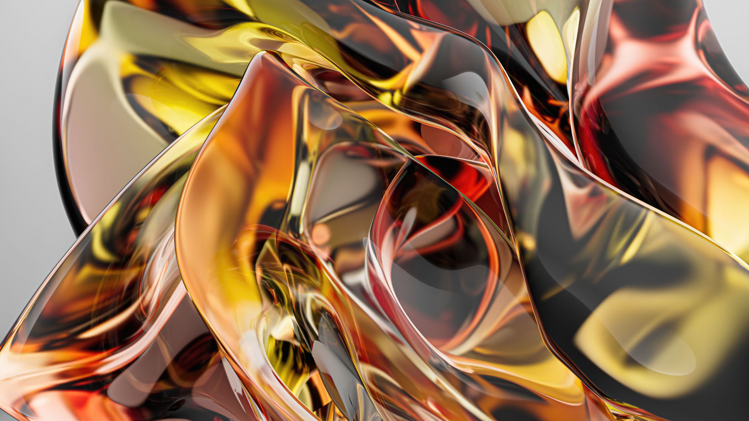 2560x1440 Luminous Orange Glass Abstract 1440P Resolution , HD 4k Wallpaper , Image, Background, Photos and Picture