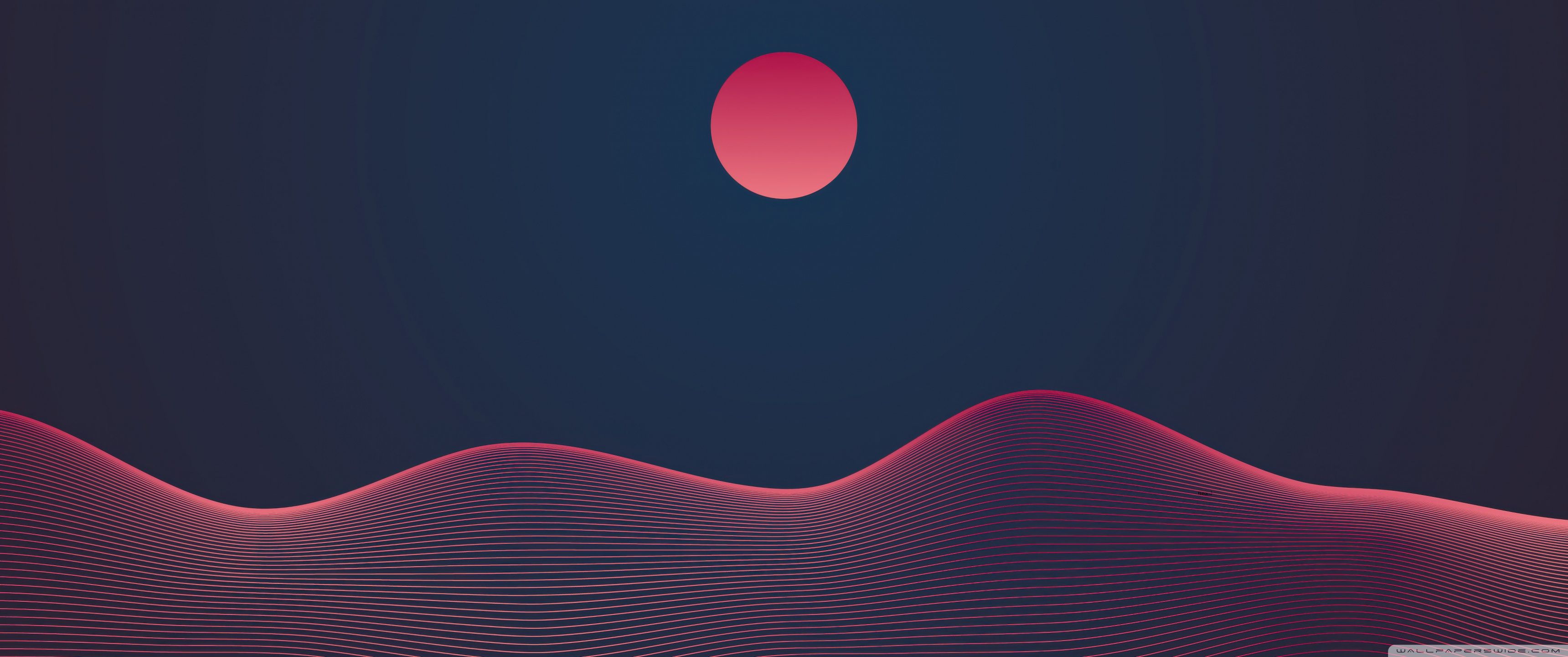3440x1440 Abstract Sunset 4K UHD Wallpaper for UltraHD Desktop and TV : Smartphone and Tablet Devices
