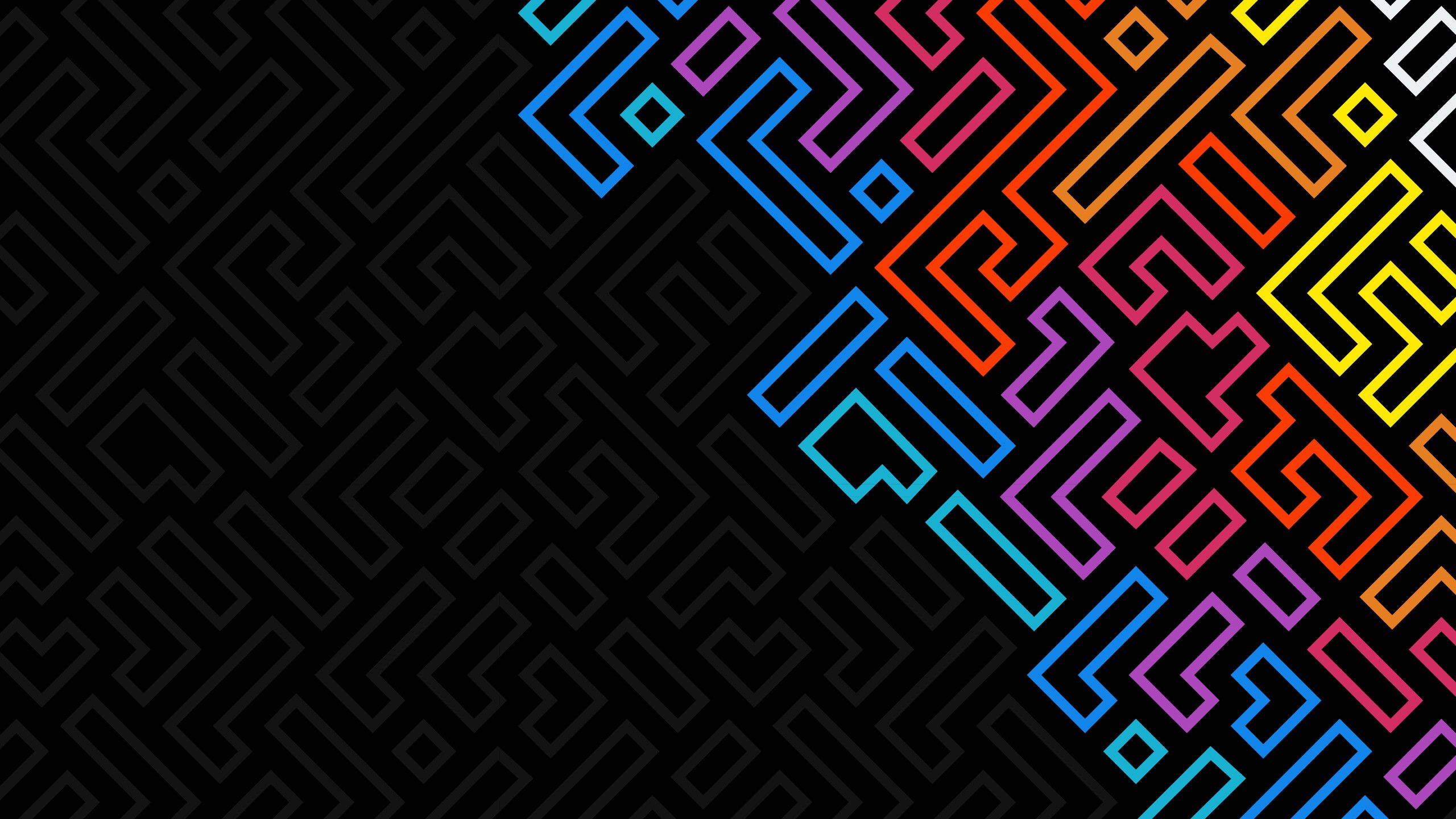 2560x1440 8K Colorful Abstract Background Wallpaper 4K HD PC g
