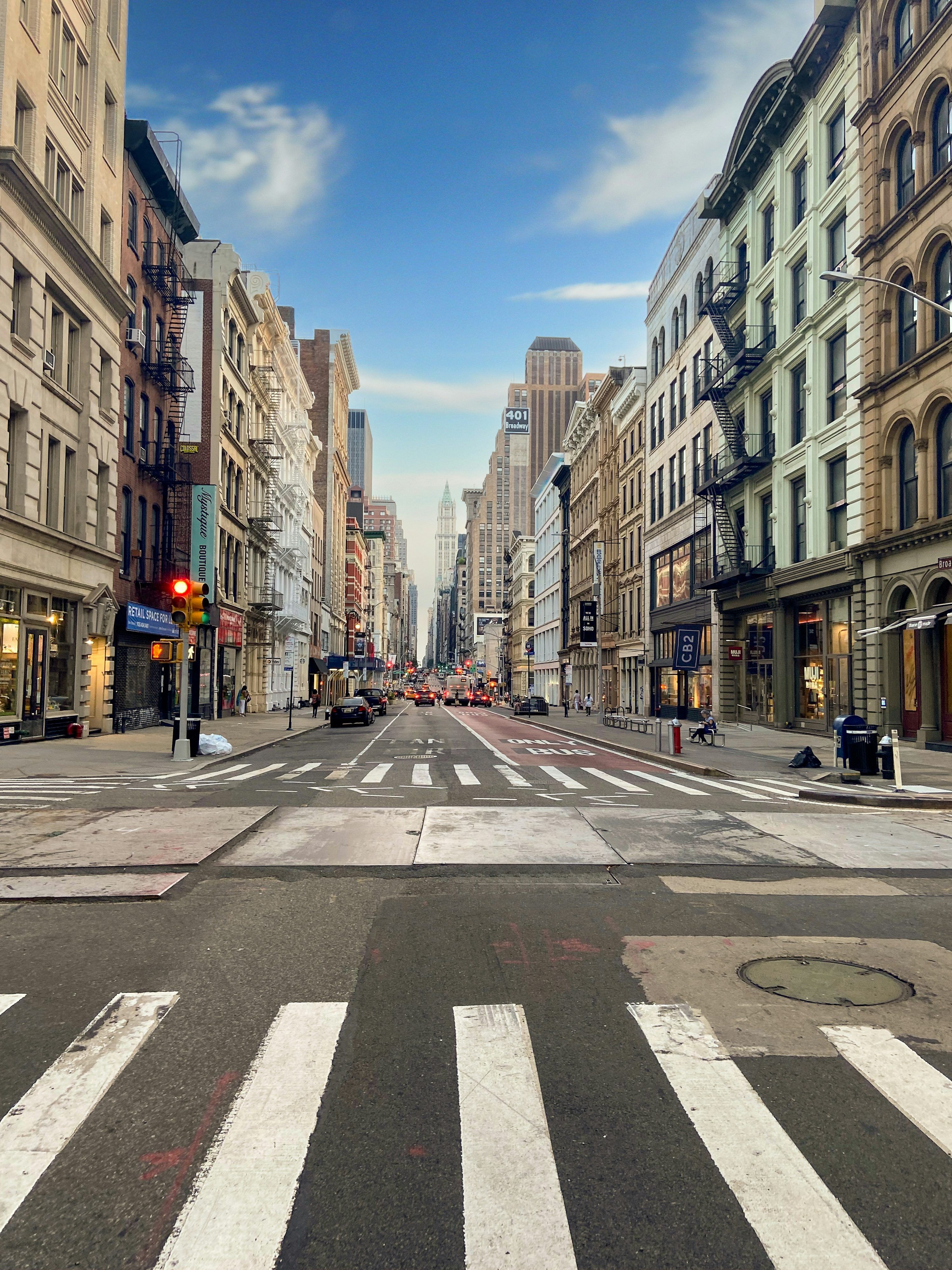 3000x4000 Street view of new york city buildings