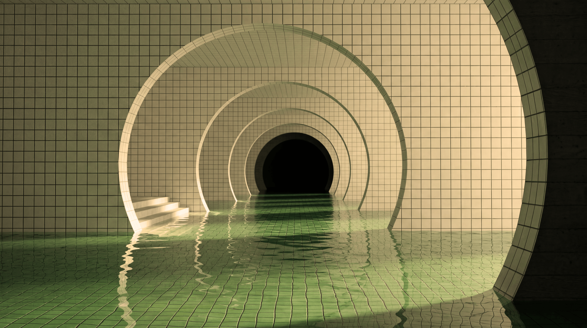 1920x1072 poolcore liminal underground eerie space