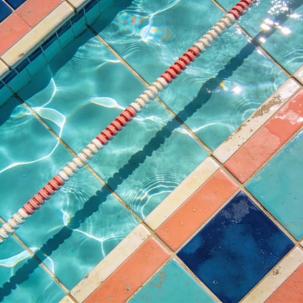 1024x1024 Download Retro Pool Aesthetic Image, Swimming, Water